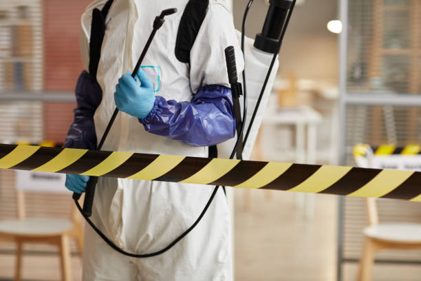 Professional Biohazard Cleanup technician working in Erie, PA